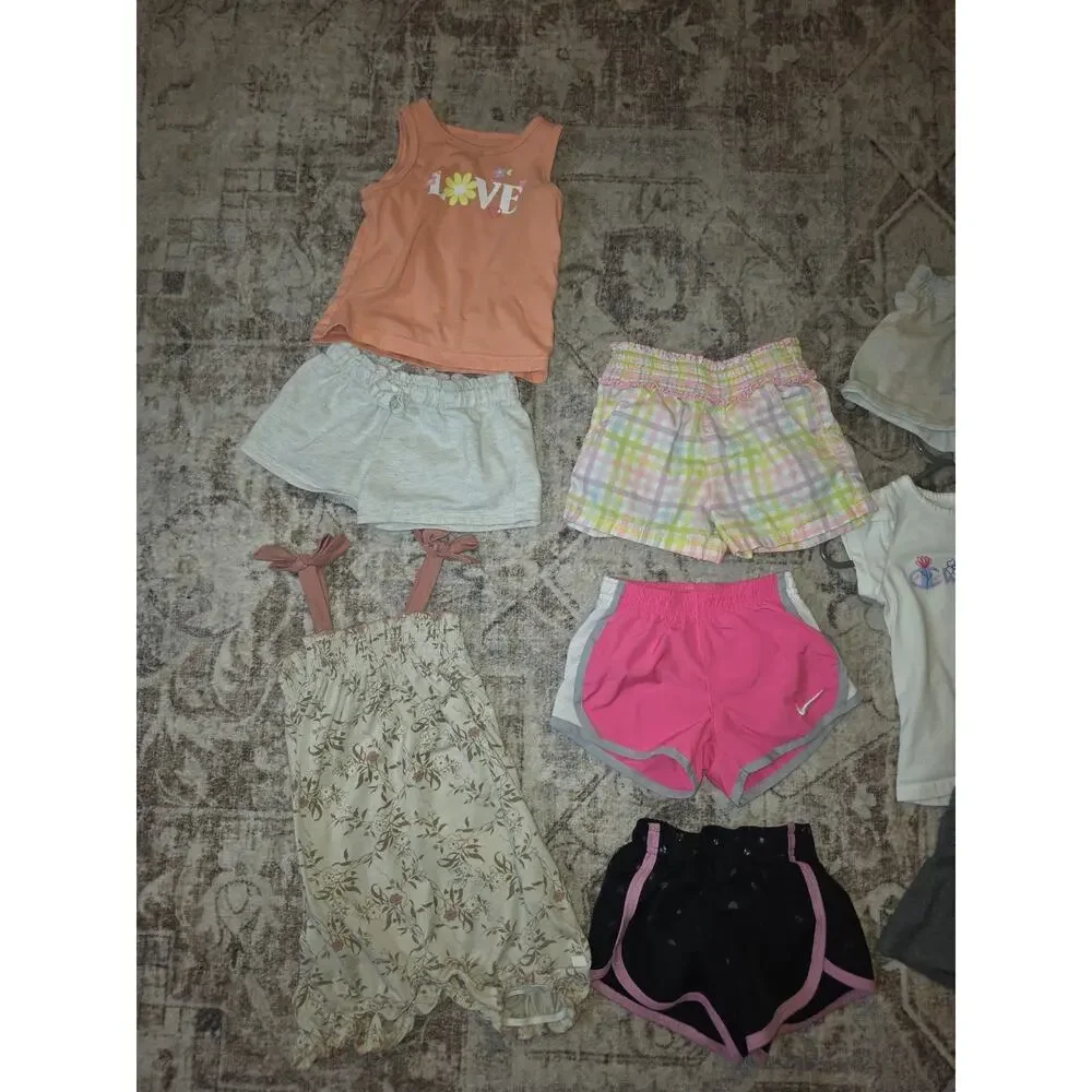 Girls 18-24M Clothing Lot 21 Bottoms + 7 For All Mankind Romper 22pc Bundle